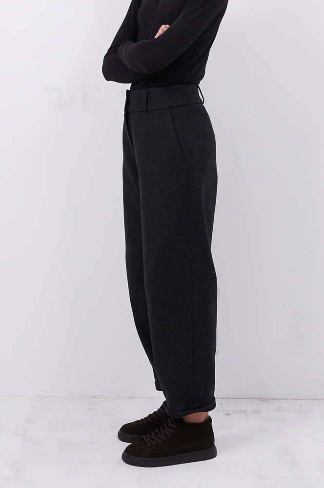 Штани балон на підкладці графіт (БР89)